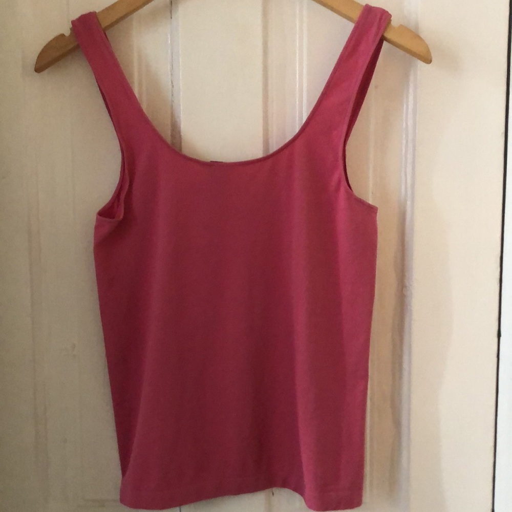 🧡 Wolford Pink Velvet Tank Top - Picture 4 of 5